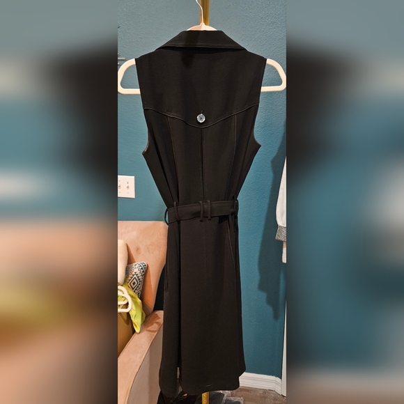 White House Black Market Black Double-Breasted Mini Dress - Picture 5 of 5